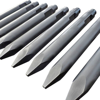 HP-CHI-40 Accesorios de rompehielos hidráulicos 40 mm Martillo Chisel Oscuro Negro