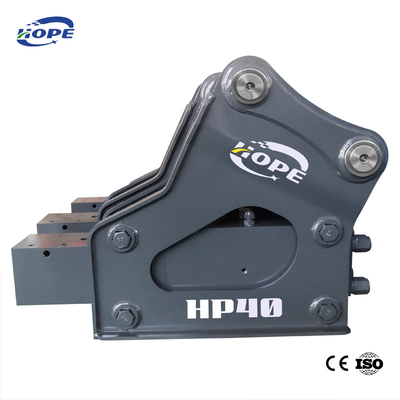 Excavadoras universales HP40 tipo lateral rompiente hidráulico y martillo de roca