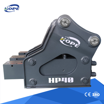 Excavadora rompehielos hidráulico para 4-6 T Yantai Hoppe Roca rompiente